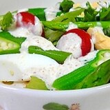 オクラ、夏野菜のサラダ
